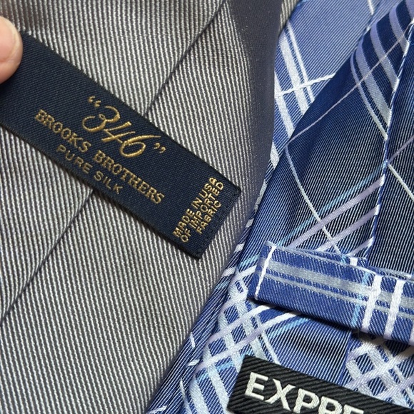 Brooks Brothers & Express Silk Elegant  Ties - Picture 3 of 4